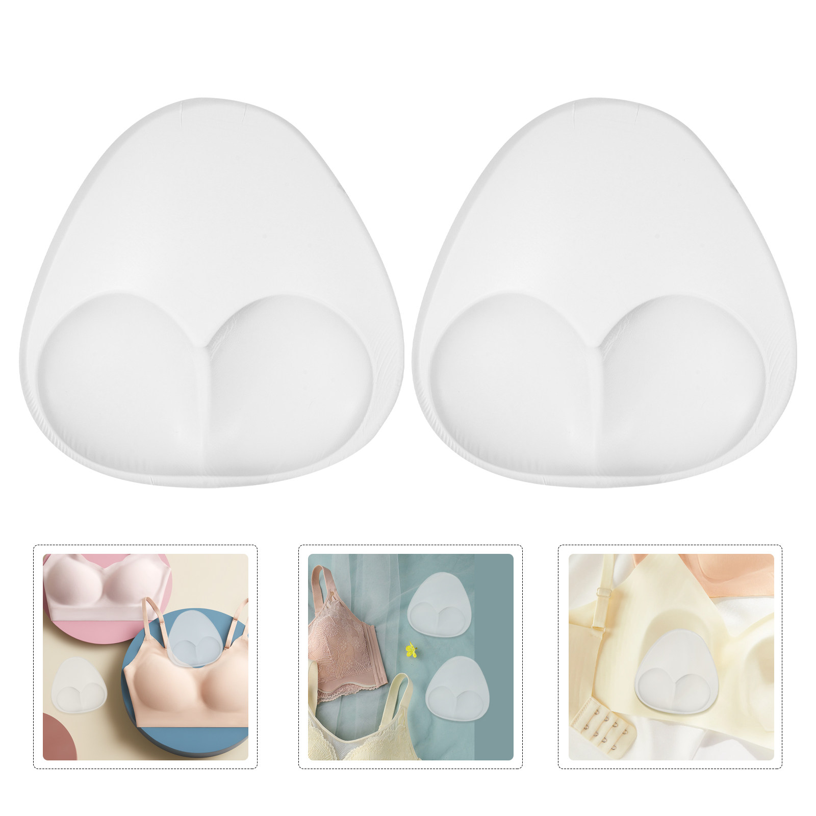 1쌍의 투명 실리콘 브라 패드, 두꺼운 방수 푸쉬업 인 - Push Up Bra Silicone 리뷰 및 가격
