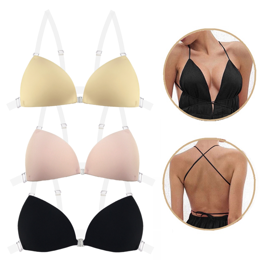 여성용 스티키 브라, 백리스 웨딩드레스용 실리콘 플런지 - Minimizer Bra Women 리뷰 및 가격